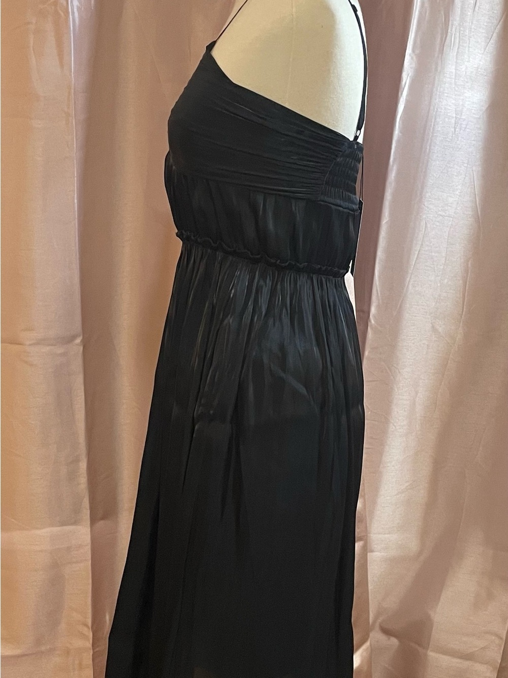 Steve Madden Black Spaghetti Strap Maxi Dress - Picture 2 of 12